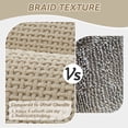 thumbnail image 5 of SIXHOME Bathroom Rugs Non Slip Bath Mat Chenille Soft Absorbent Quick Dry Bath Rugs for Bathroom Floor with Rubber Backing Machine Washable Bathmat Boho Bathroom Decor 17"x59" Beige, 5 of 8
