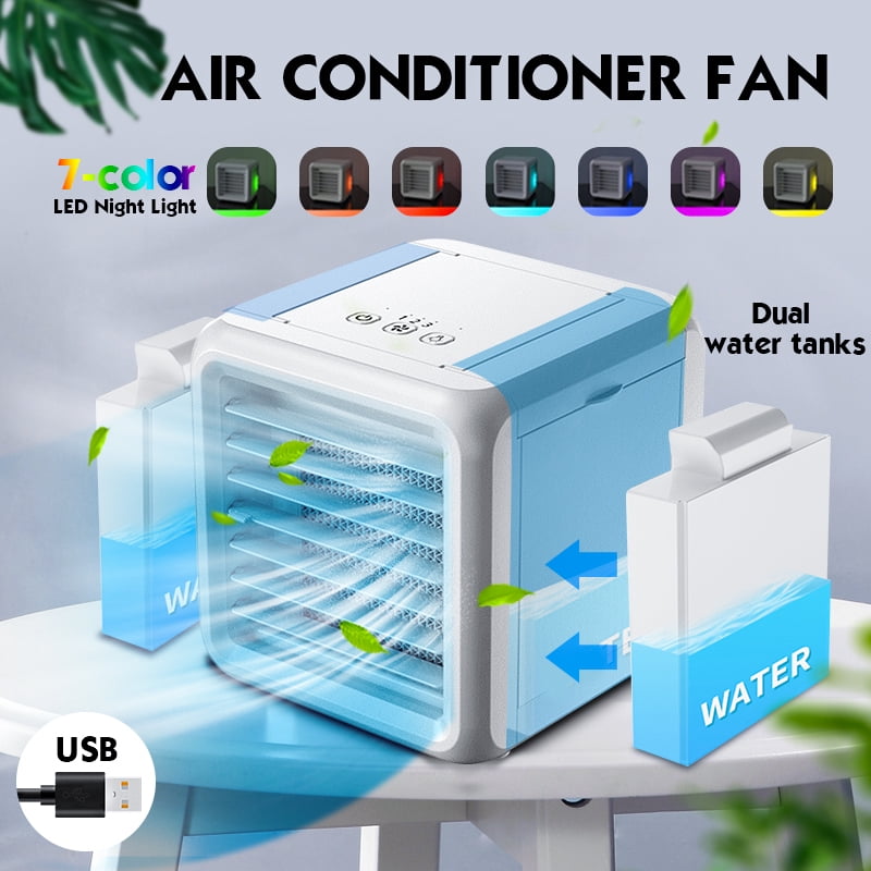 Mini Portable Air Conditioner With 2 Water Tanks ...