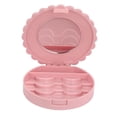 thumbnail image 4 of Caja de almacenamiento de plástico con bonito lazo para pestañas postizas, estuche organizador para espejo de maquillaje y cosméticos., 4 of 5