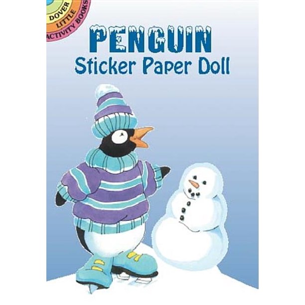 Dover Little Activity Books Penguin Sticker Paper Doll (Paperback)