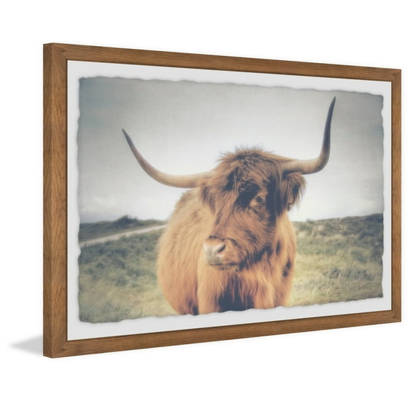 Sideways Glance Framed Painting Print