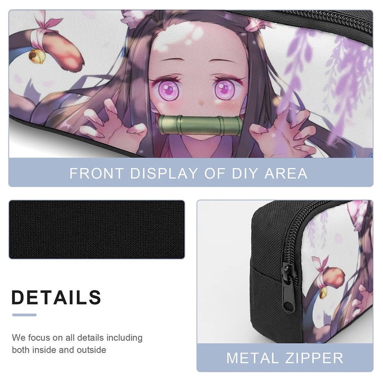 Demon Slayer Kamado Nezuko 3 Piece Backpack Set with Lunch  display picture 1