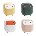 thumbnail image 2 of Desktop Bank Bin Adorable Basura No se puede resbalar PP Residuos de plástico Dustbin Office Hotel Motel Bar Apartment Home Supplies Elenxs HA011437-03B, 2 of 7