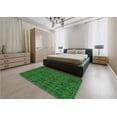 thumbnail image 5 of Ahgly Company Machine Washable Indoor Rectangle Transitional Deep Emerald Green Area Rugs, 3' x 5', 5 of 7