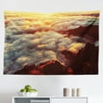 thumbnail image 1 of Clouds Tapestry, Majestic Rain Storm Clouds Over The Sky High Above The Ground Environment Scenery, Fabric Wall Hanging Decor for Bedroom Living Room Dorm, 2 Sizes, Blue White, by Ambesonne, 1 of 1