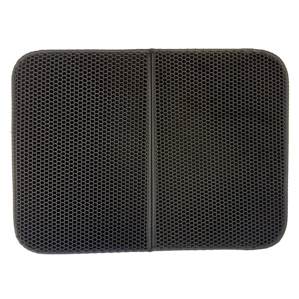 Cojín de doble capa para Mascotas Sunnimix Colchoneta para Gatos y Perros negro 75x55cm