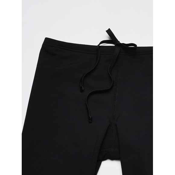 TYR Men's Solid Durafast Jammer Swim Suit (Black, 34)