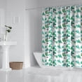 thumbnail image 2 of Green Christmas Tree and Text Pattern Shower Curtain 72"x72" ,Bathroom Decorative Shower Curtains Set with 12 Hooks,Modern Waterproof Washable Shower Curtain, 2 of 6