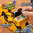 thumbnail image 5 of Maxx Action 16" Dozer with Joystick Controls, Lights, Construction Sounds, Motorized Movement, and Real Working Bucket – Large Construction Vehicle Toy for Kids, 5 of 8