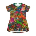 thumbnail image 2 of Mix paint abstract fashion design All Over Print T-Shirt Dress, 2 of 4