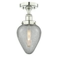 thumbnail image 5 of 616-1F-SN-G165 Innovations Lighting Geneseo - 1 Light Semi-Flush Mount In Industrial Style-9.75 Inches Tall and 6 Inches Wide-Brushed Satin Nickel, 5 of 5