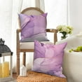 thumbnail image 5 of Dashan Purple Gold Marble Throw Pillow Covers 20x20 Set of 4,Modern Abstract Marble Decorative Pillow Cases for Bedroom Sofa Couch, 5 of 6