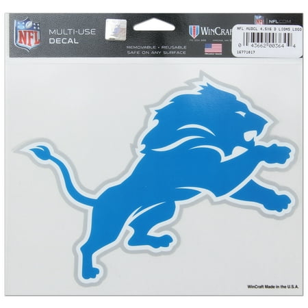 Detroit Lions WinCraft 5" x 6" Multi-Use - Decal - No Size