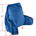 thumbnail image 4 of Home Soft Things DO-IT-YOURSELF Super Soft Bedrest Pillow w/ Arms - 20x18x17" - Snorkel Blue, 4 of 9