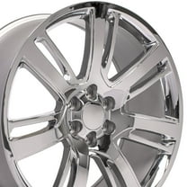 OE Wheels CA88 24 Inch Rims Fit Escalade Style 6x139.7 24x10 Chrome - Hollander 4738 (Set of 4)