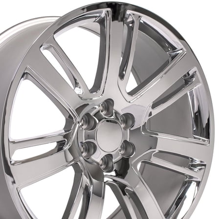 OE Wheels CA88 24 Inch Rims Fit Escalade Style 6x139.7 24x10 Chrome - Hollander 4738 (Set of 4)