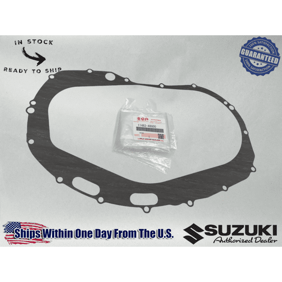 Suzuki OEM 2006-21 BOULEVARD M109R M 109 R VZR CLUTCH COVER GASKET 11482-48G00 1