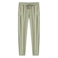 thumbnail image 1 of Yuyuzo Plus Size Sweatpants for Women High Waisted Elastic Drawstring Cinch Bottom Joggers Casual Hiking Trackpants, 1 of 6