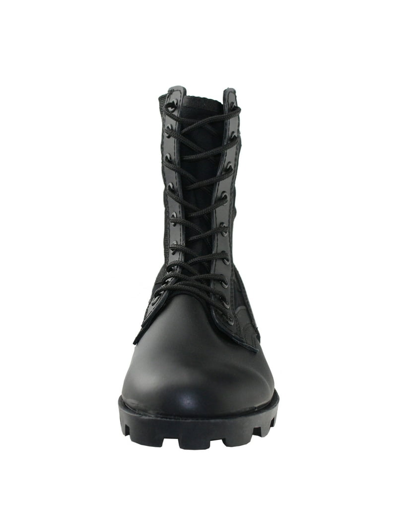 A1K1M31piu1uguale3×干場BLACK MILITARY Mens G.I Type Jungle Boots Outdoor Military Boots Black Lace
