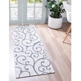 thumbnail image 1 of Rugs.com Georgia Collection Rug – 8 Ft Runner Ivory Flatweave Rug Perfect For Hallways, Entryways, 1 of 9
