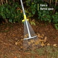 thumbnail image 3 of 73 inch Adjustable Garden Rake, Leaf Rake, steel, 3 of 8