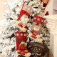 thumbnail image 3 of Bewildely Calcetín de Navidad Colgante Calcetín Caramelo Merienda Colgando Bolsa de regalo Fiesta Adorno de Año Nuevo Familia Chimenea Árbol Al Type3 NO3 Bewildely HA009405-01B, 3 of 6