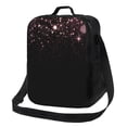 thumbnail image 1 of Fotbe Sparkling Pink Night Sky Lonchera Bolsa de Almuerzo para Hombres y Mujeres, Lonchera de Gran Capacidad, Bolsa de Almuerzo Reutilizable, Bolsa Térmica Aislante, 1 of 7
