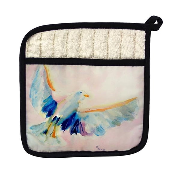 Betsy Drake PT135 Flying Gull Pot Holder