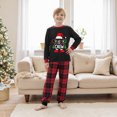 thumbnail image 2 of RUINIXCW Family Christmas Pajamas Matching Set Xmas Jammies Holiday Outfit for Couples Women Men PJS Set Santa Hat Letters Print Sleepwear Loungewear, 2 of 7