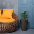 thumbnail image 4 of Ecobo 12.6 nches Eco-Friendly Round Planter Onda Indoor/Outdoor use, Durable, Versatile & Lightweight, Designed by Brazilian Artisans, Contemporary All-Weather Design –Brown, 4 of 5