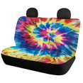 thumbnail image 2 of Uourmeti Tie Dye Burst Print Car Seat Covers Soft Car Seat Covers Full Set, Washable Compatible with Truck Sedans, 2 of 9
