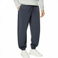 thumbnail image 2 of Unisex Fleece Sweatpants with Elastic Waistband and Adjustable Drawstring Relaxed Fit Joggers for Everyday Wear, 2 of 5