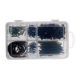 thumbnail image 3 of 151x Accesorio de pesca de carpa Tackle Anti Sleele Sleeves Set de clips de cola de seguridad Macarena Mangas de anzuelo de pesca, 3 of 8