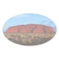 thumbnail image 1 of CafePress - Ayers Rock - Sticker (Oval), 1 of 1