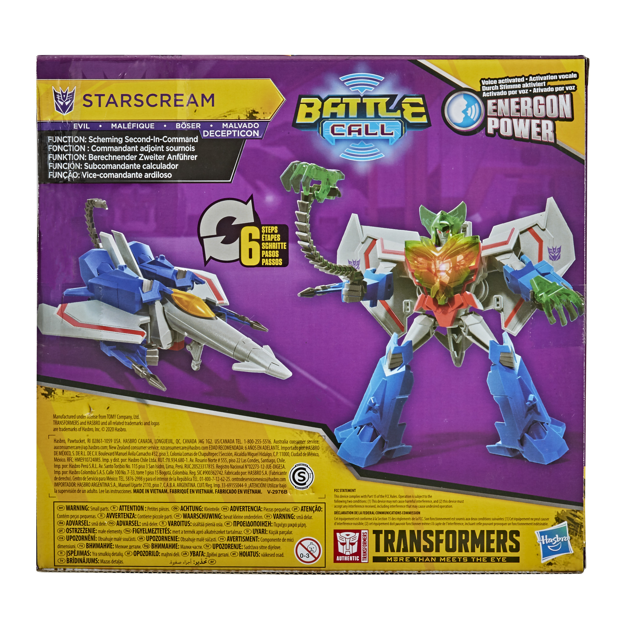 Transformers Bumblebee Cyberverse Adventures Trooper Class Starscream