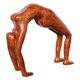 thumbnail image 1 of Estatua de ornamento de meditación elástica para Yoga femenino, escultura de Pose de Yoga, estatuas para interiores y exteriores, decoración del 16x45x14cm Baoblaze figuritas de yoga, 1 of 7