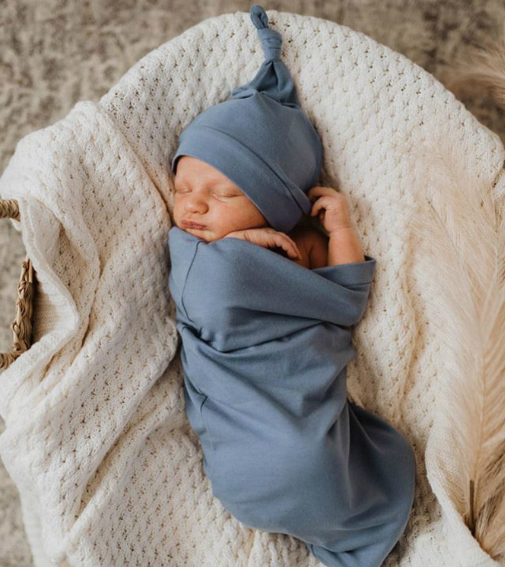 Newborn Muslin Set Unisex Baby Muslin Top And Pants Set Neutral Baby Clothes Long Sleeve Wrap Muslin Baby Set