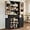 Black, variant on ARTPOWER 72" Pantry Storage Cabinet with Drawer, Freestanding Tall Cupboard Storage Cabinet, Utility Pantry with Door Shelves and 2 Adjustable Shelves for Kitchen, Dining Room,Living Room, Black
