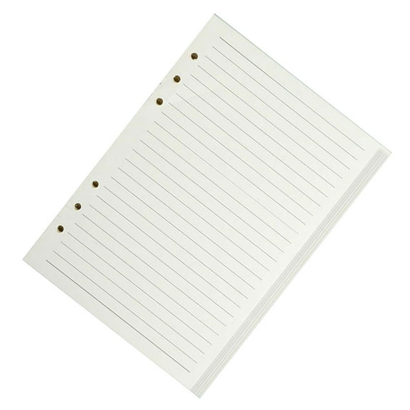 A 5 Horizontal Line Paper Refillable Refill Paper Lined Filler Paper for Notes