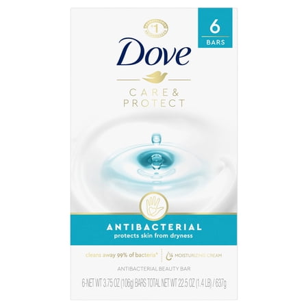 DOVE 6 BAR ANTIBACT CARE PROT 22.5 oz