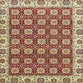 thumbnail image 1 of Ahgly Company Machine Washable Indoor Square Abstract Red Area Rugs, 6' Square, 1 of 7
