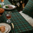 thumbnail image 4 of Lapalife Christmas Plaid Rectangle Tablecloth, Tartan Checkered Xmas Table Covers for Home Dining, Parties & Holiday Decor, 55"x 102", 4 of 6