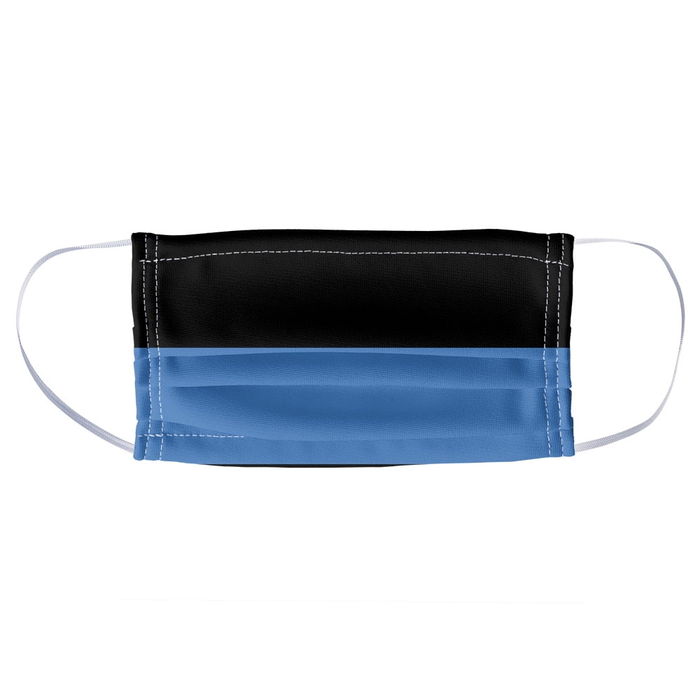 Thin Blue Line Police Law Enforcement 1Ply Reusable Face Mask Covering, Unisex