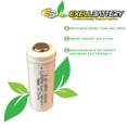 thumbnail image 3 of 10pc 3.2V 1000mAh LiFePO4 Size 18500 (18 x 46.9mm) Rechargeable Solar Batteries, 3 of 4