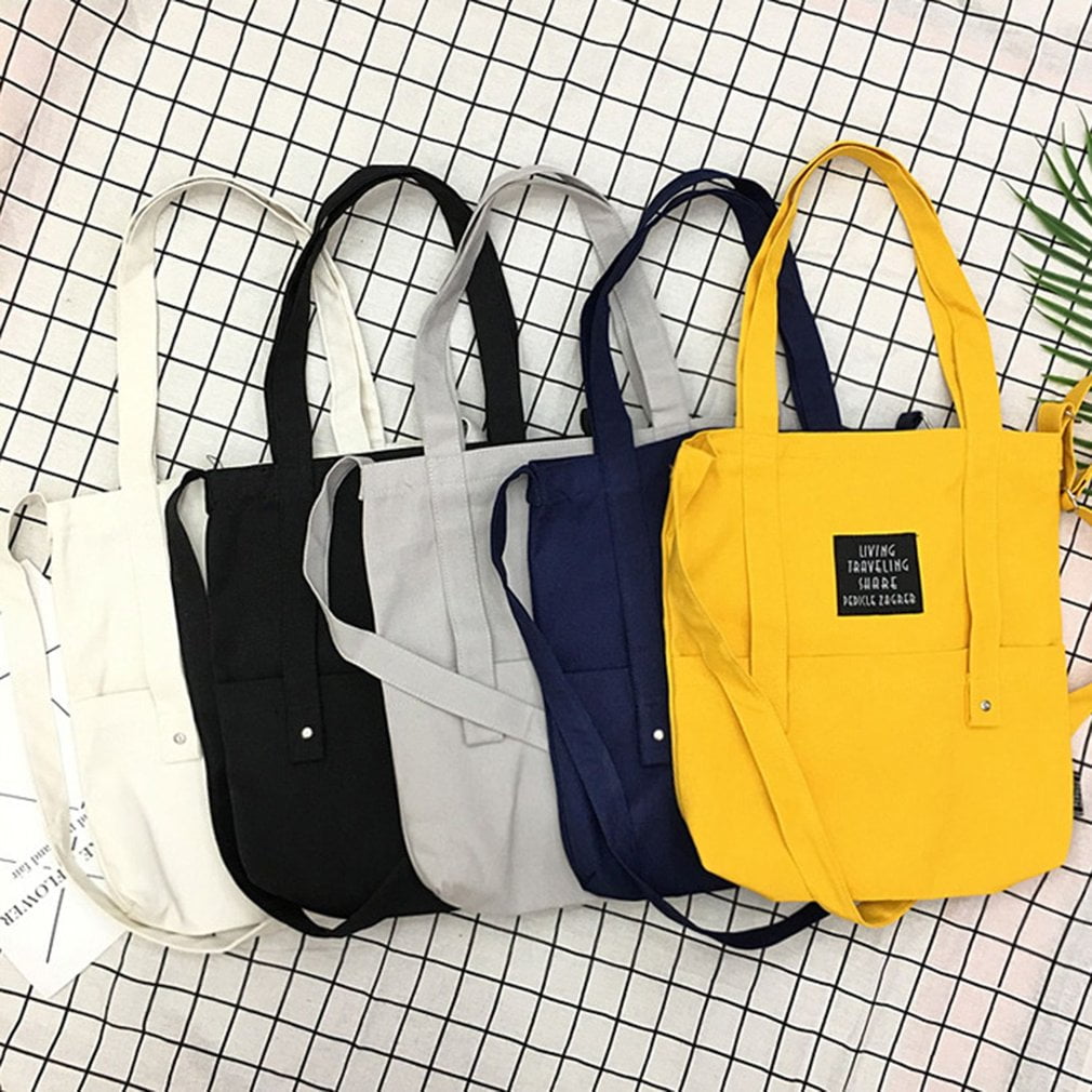 korean canvas shoulder bag