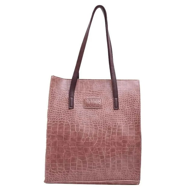 Bolso de mano con patrón de cocodrilo a la moda, bolsos de mano informales para mujer, bolso de compras de cuero de lujo, bolsos de compras de gran capacidad para mujer MFZFUKR 2031624-2