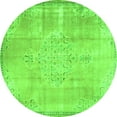 thumbnail image 1 of Ahgly Company Indoor Round Persian Green Traditional Area Rugs, 3' Round, 1 of 1