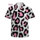 thumbnail image 2 of Camisas de lujo con estampado de leopardo para hombre, blusa ajustada de manga corta, elegante blusa de club con solapa abotonada, ropa de calle para hombre, camiseta cómoda, 2 of 5