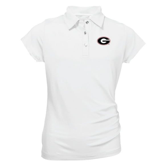 Youth Garb White Georgia Bulldogs Brighton Polo