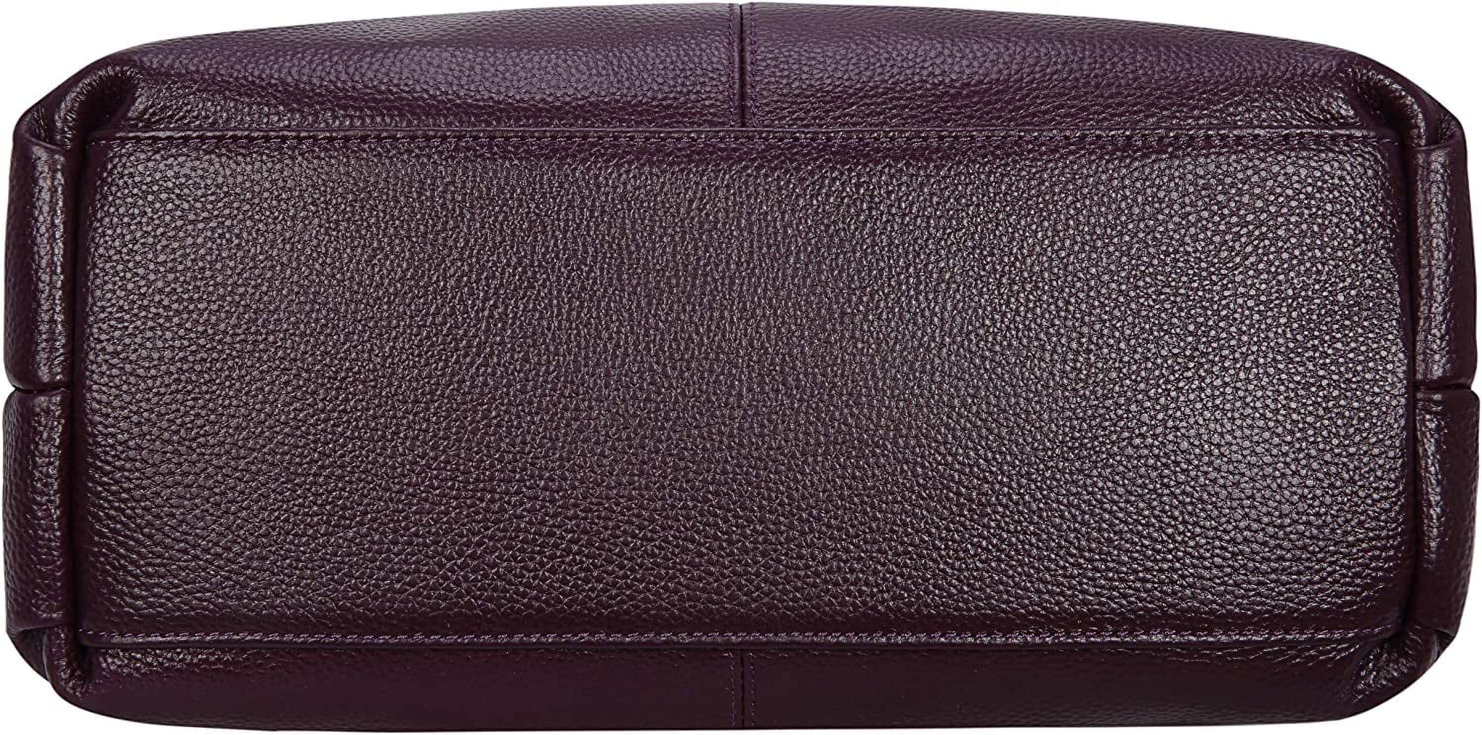 Mostdary Women Top Handle Satchels Leather Handbags Large Capacity Work Tote Shoulder Crossbody Bags Coffee